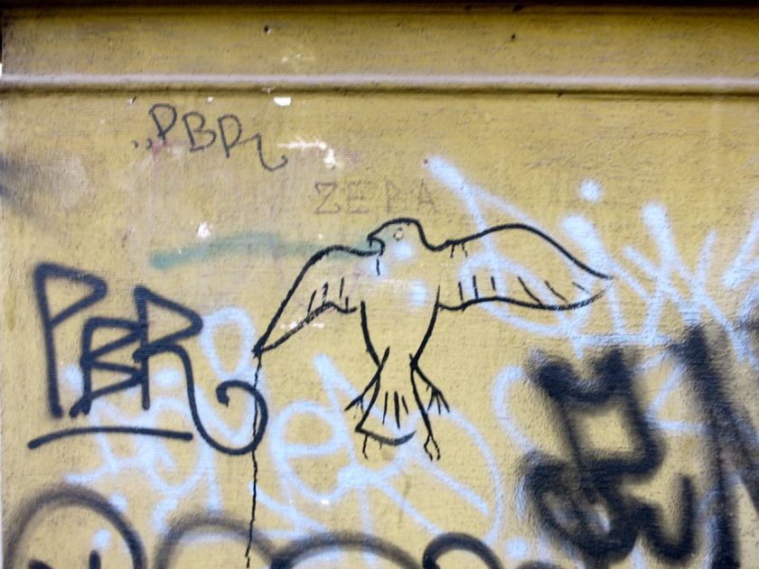 Sarajevo Taube Graffiti