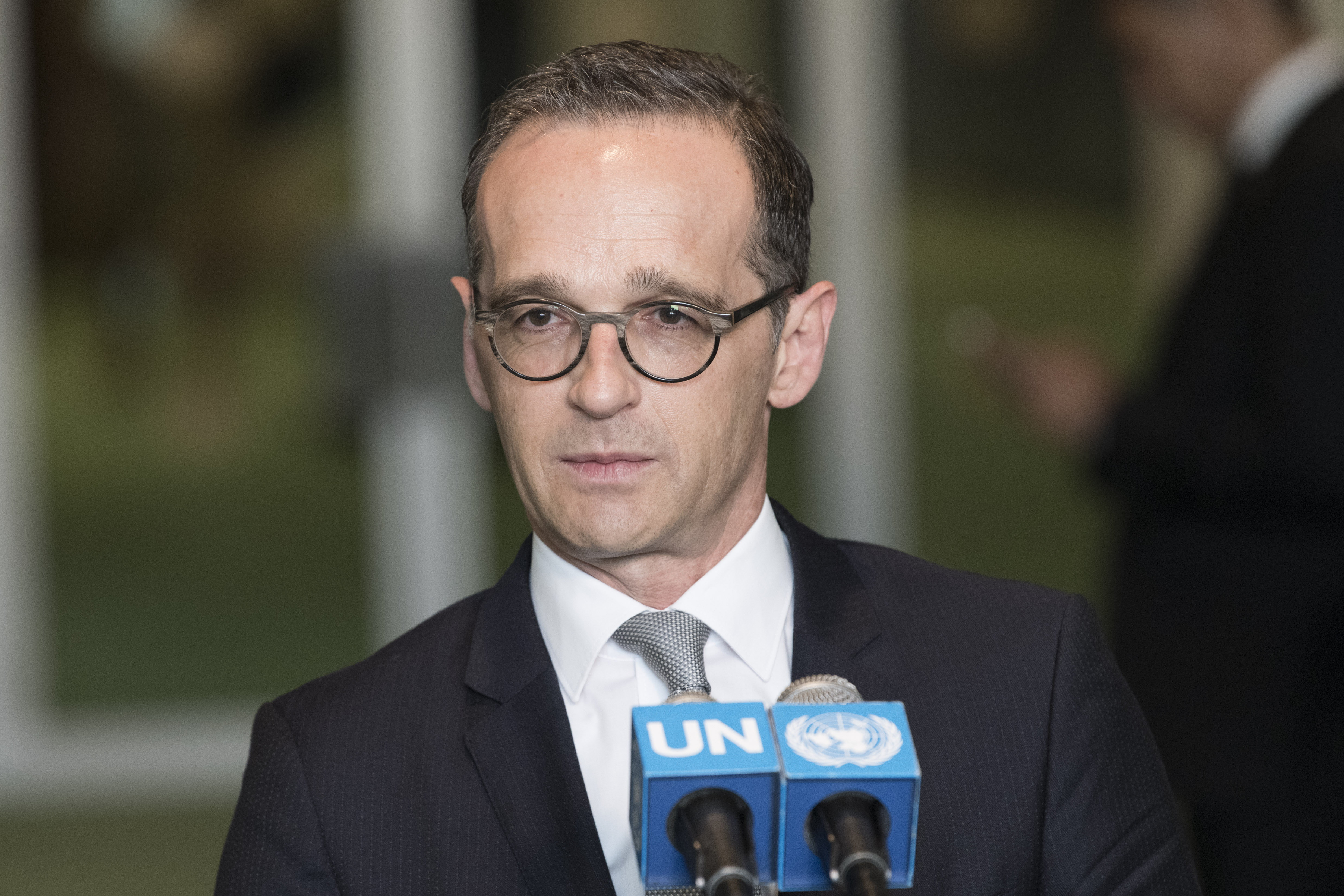 764925 German FM Maas after election to UNSC 2018.jpg